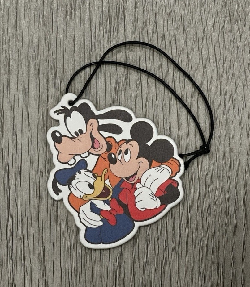 Mickey Mouse Goofy And Donald Duck Air freshener Fragrance Pendant 2.5x3 Inch.