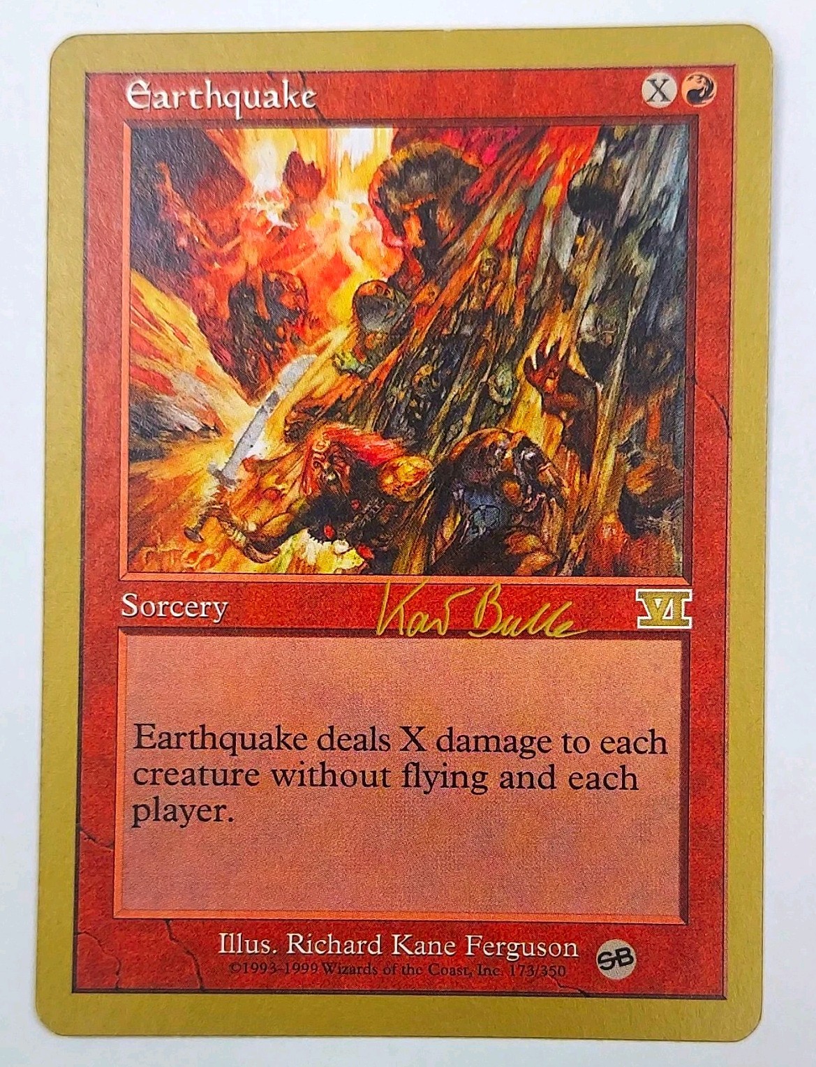 Wizards of the Coast Earthquake World Championships Tokyo 1999  Sorcery NM-MT 