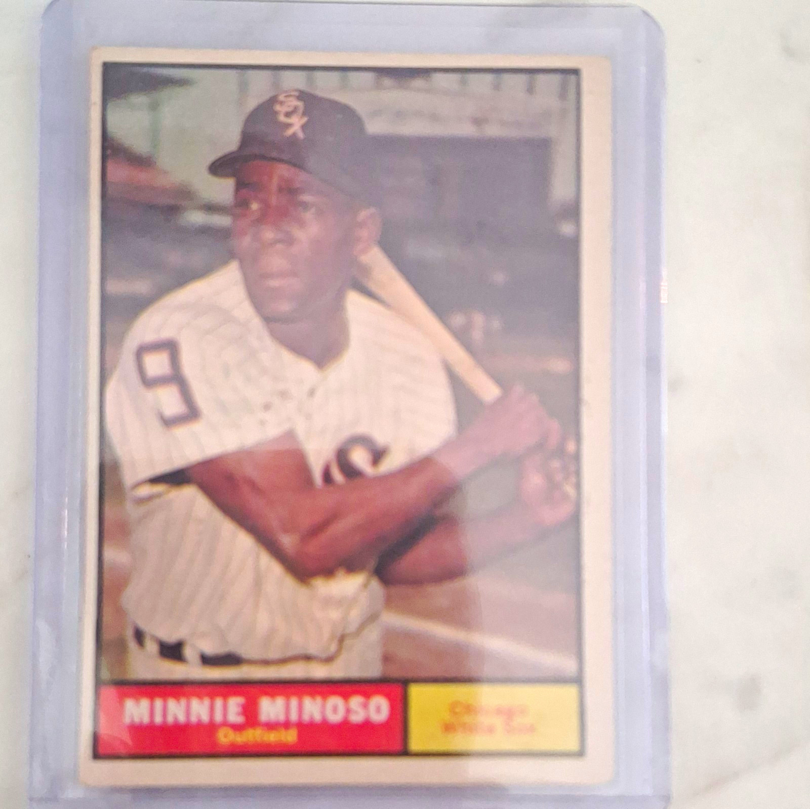 1961 Topps Minnie Minoso #380 Chicago White Sox HOF Vintage Very Clean Card 1961 Topps Minnie Minoso #380 Chicago White Sox HOF Vintage Very Clean Card