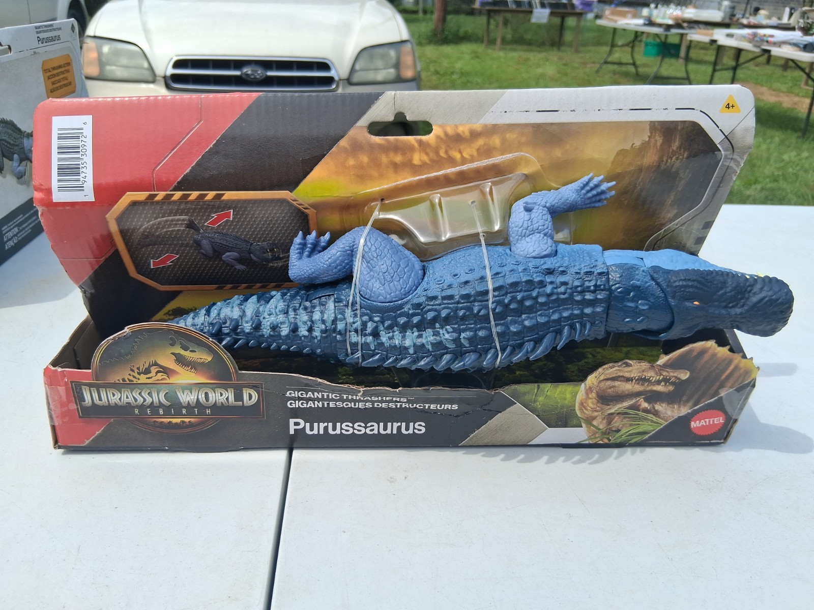 New Mattel Jurassic World Rebirth Gigantic Thrashers Purussaurus Dinosaur Figure New Mattel Jurassic World Rebirth Gigantic Thrashers Purussaurus Dinosaur Figure