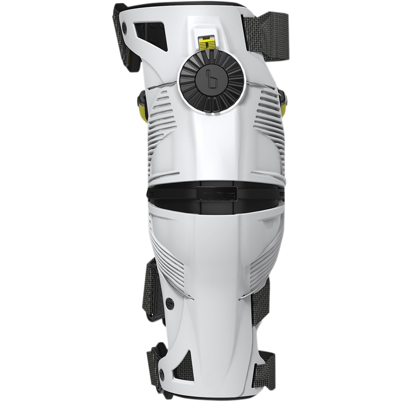Mobius X8 Knee Braces - White/Yellow - Medium 1010103