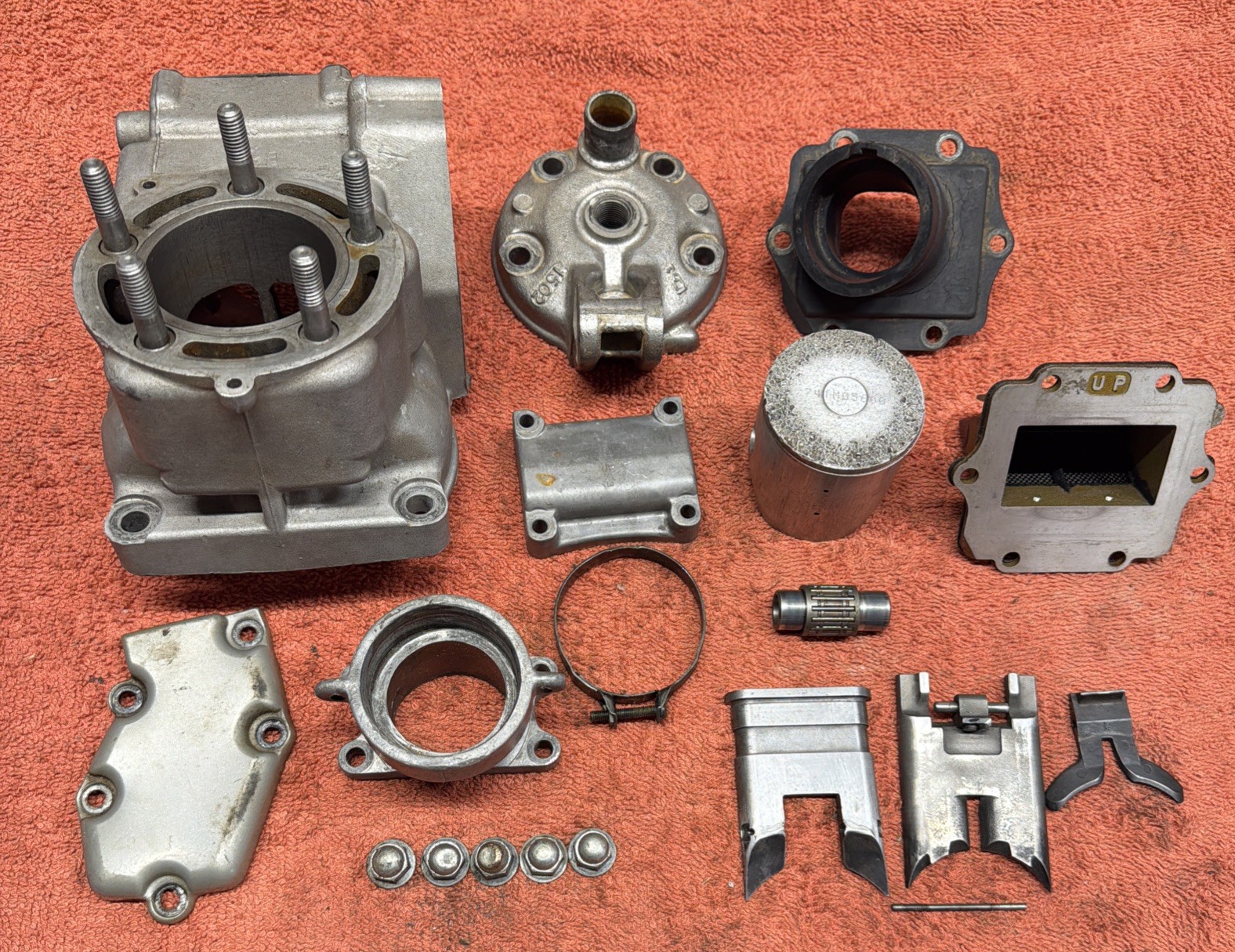 99-02 Kawasaki KX125 KX 125 56mm Sleeved Cylinder HEAD Jug Exhaust Power Valve