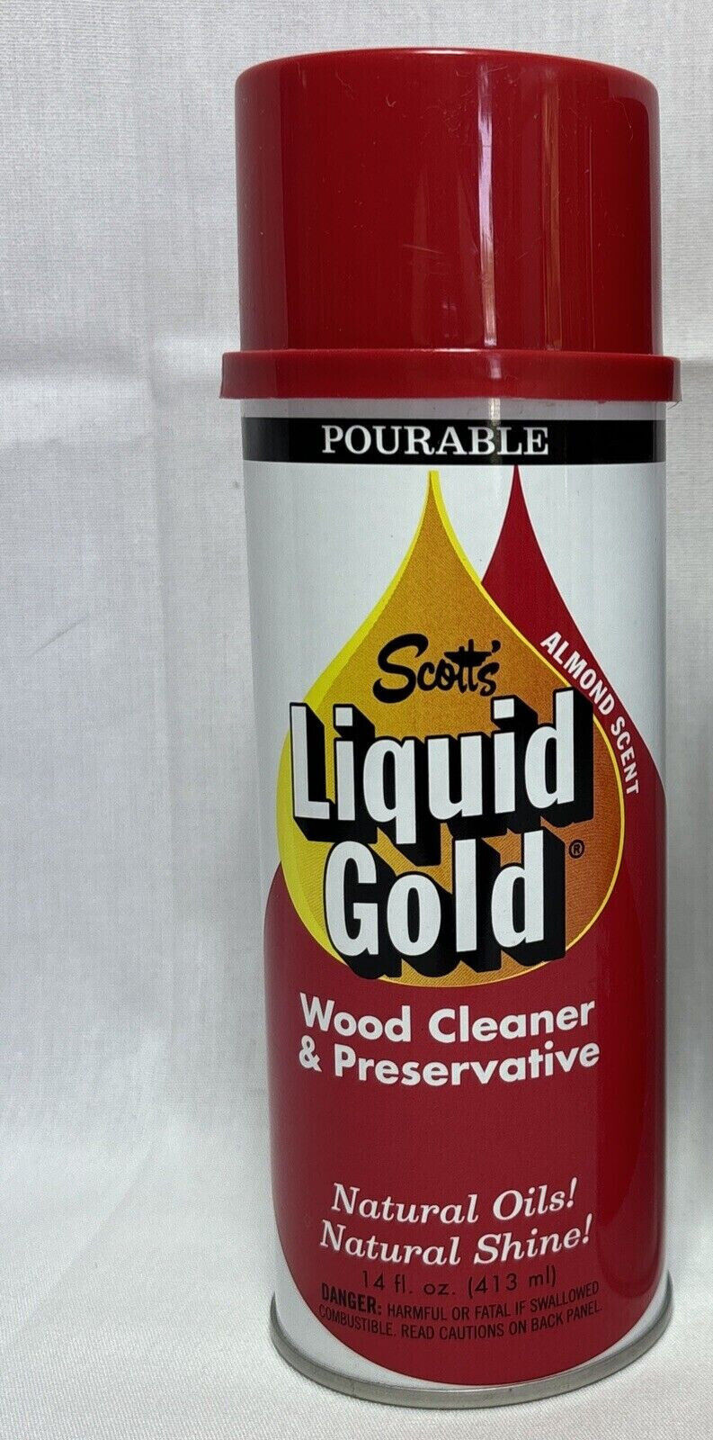Scott’s Liquid Gold Wood Care Nourishes to Protect Almond Scent, 14 oz