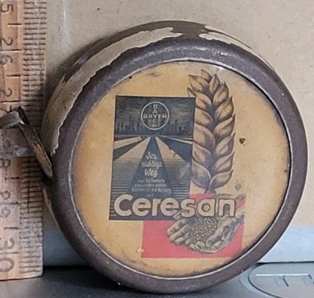 Vintage Bayer Tape Measure Advertising Ceresan Fungicide Circa 1930s-1950s