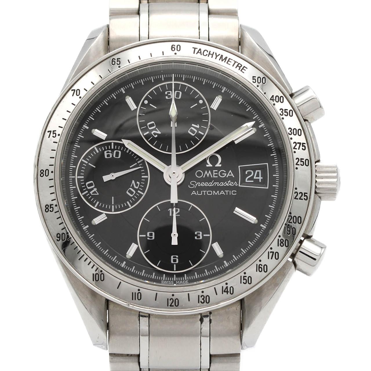 Authentic [Unserviced - Value Price] Omega Speedmaster Date 3513.50 Stainles...