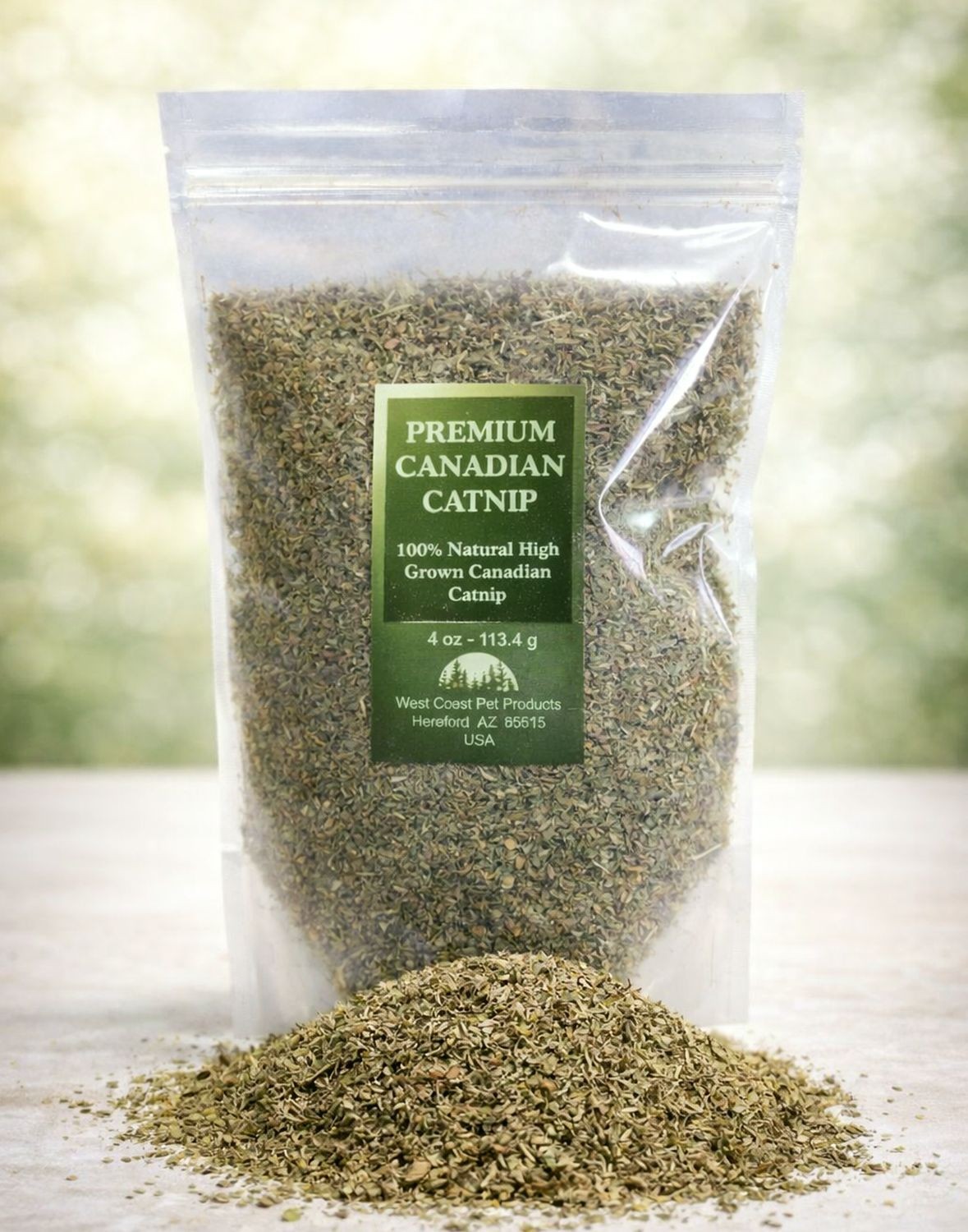 4oz Extra Strong Canadian Catnip – Premium Coarse Cut Cat Nip for Cats