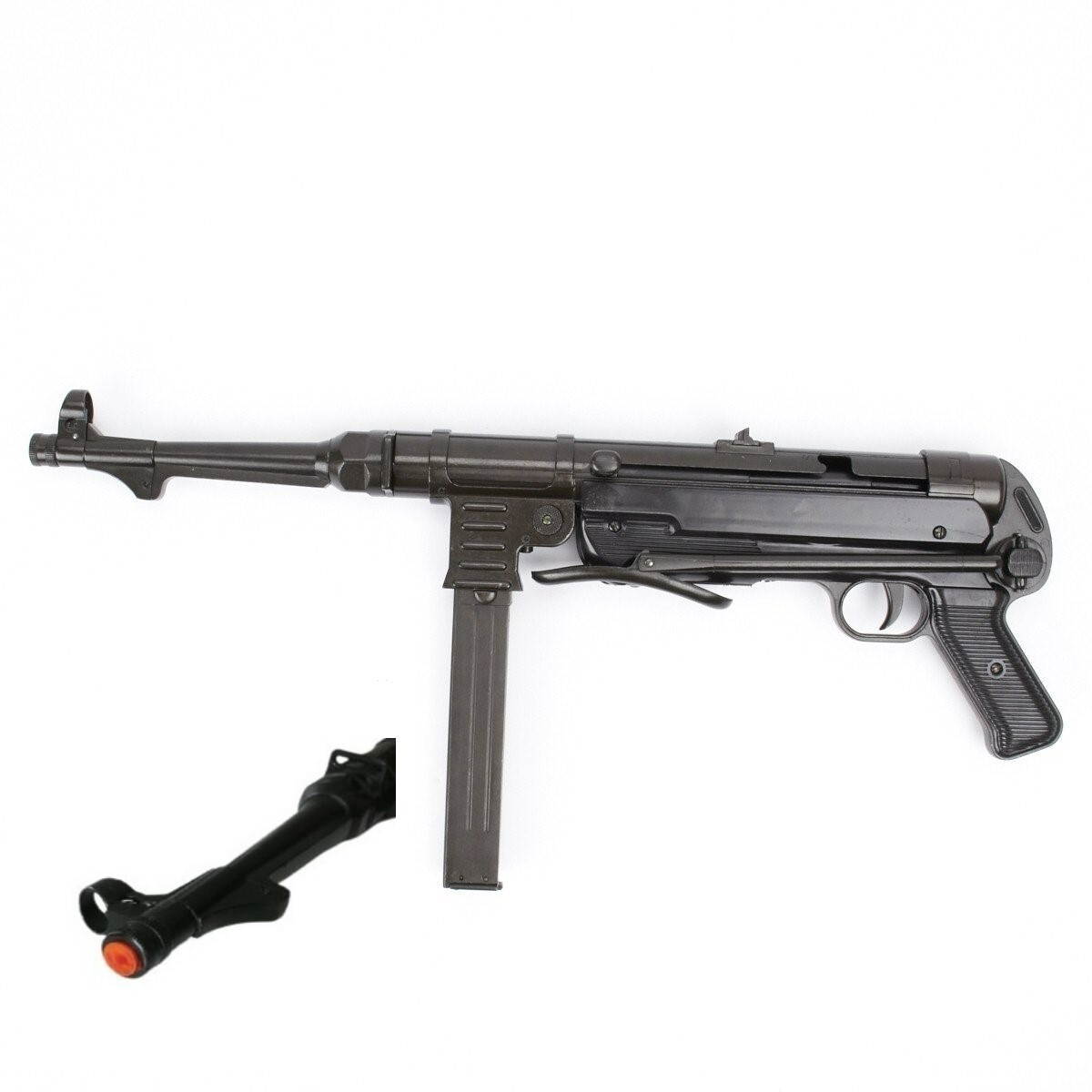 Denix WWII German MP-40 Full Size Non-Firing Replica SMG Gun Prop Folding Stock