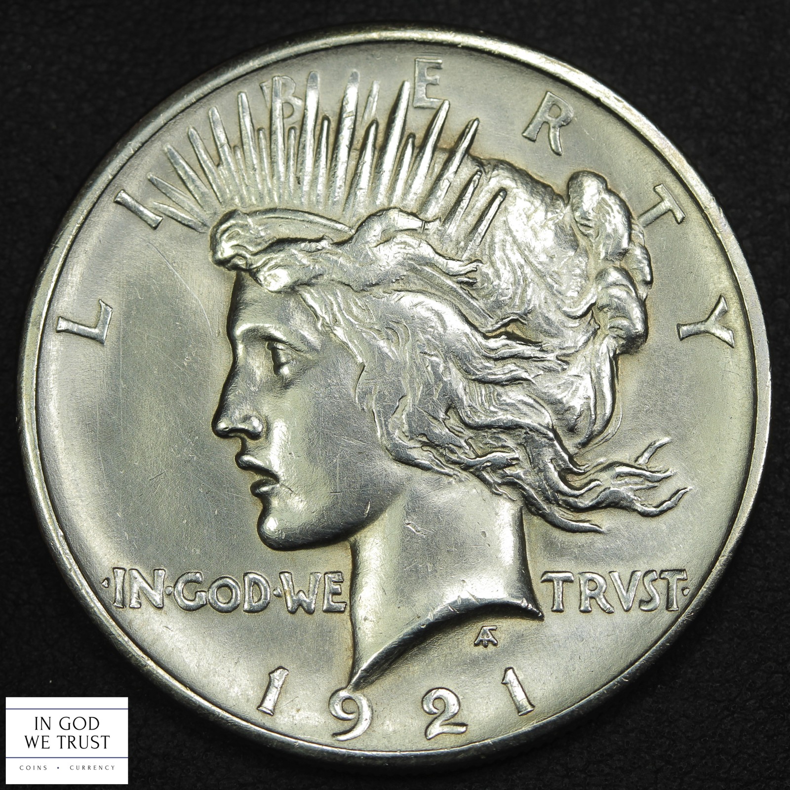 1921 High Relief Peace Silver Dollar $1 (MS UNC) 1921 High Relief Peace Silver Dollar $1 (MS UNC)