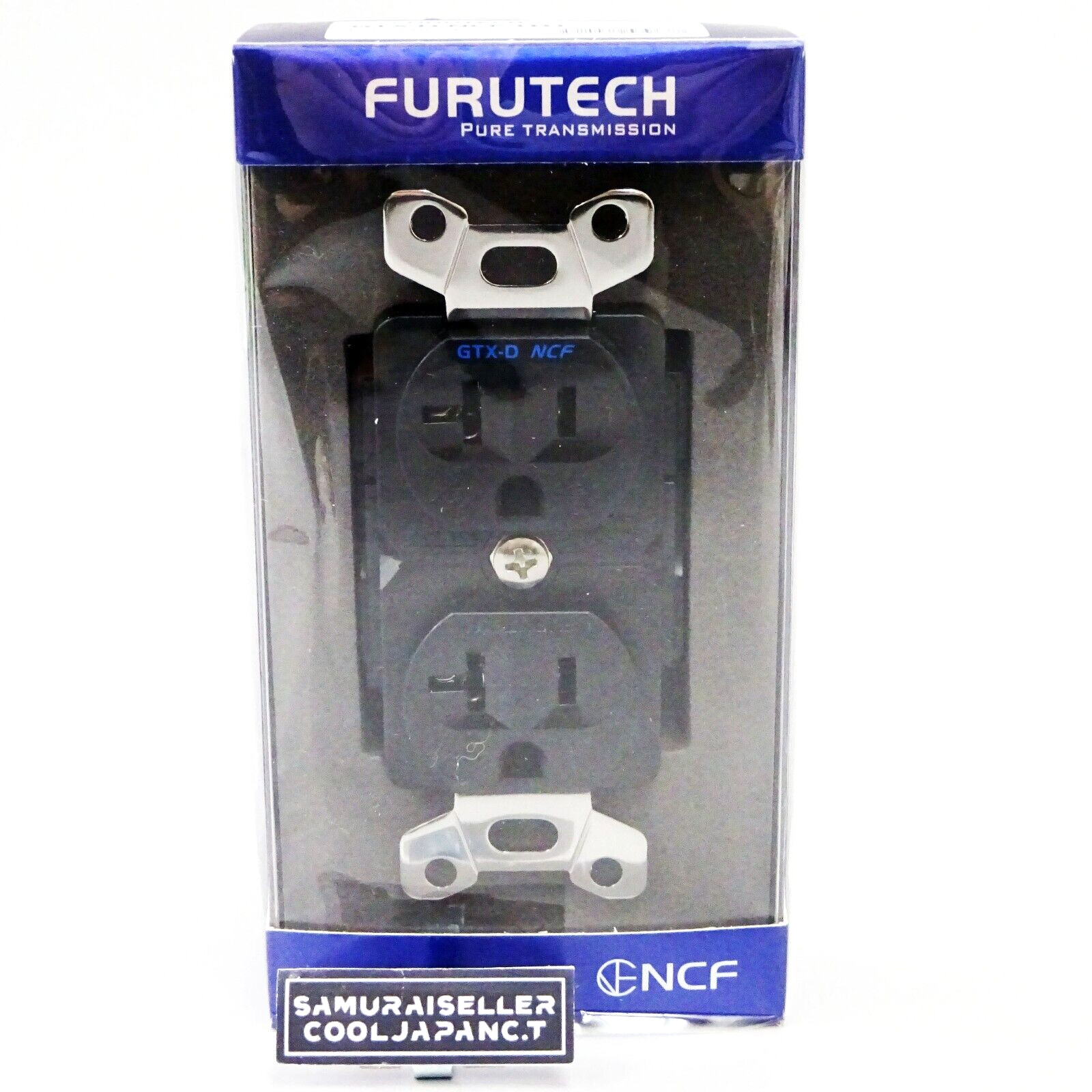FURUTECH GTX-D NCF (R) High-End Grade Consent Wall Outlet Rhodium Plating NEW