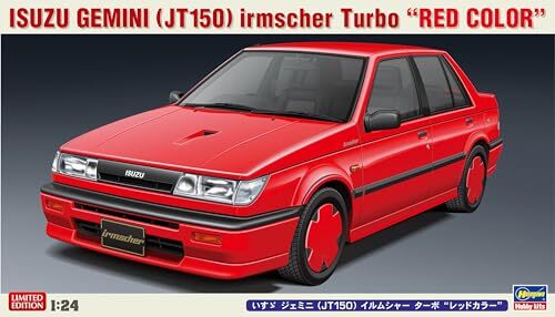 Hasegawa 1/24 Isuzu Gemini (JT150) Irmscher Turbo Red Color Plastic Model 20664