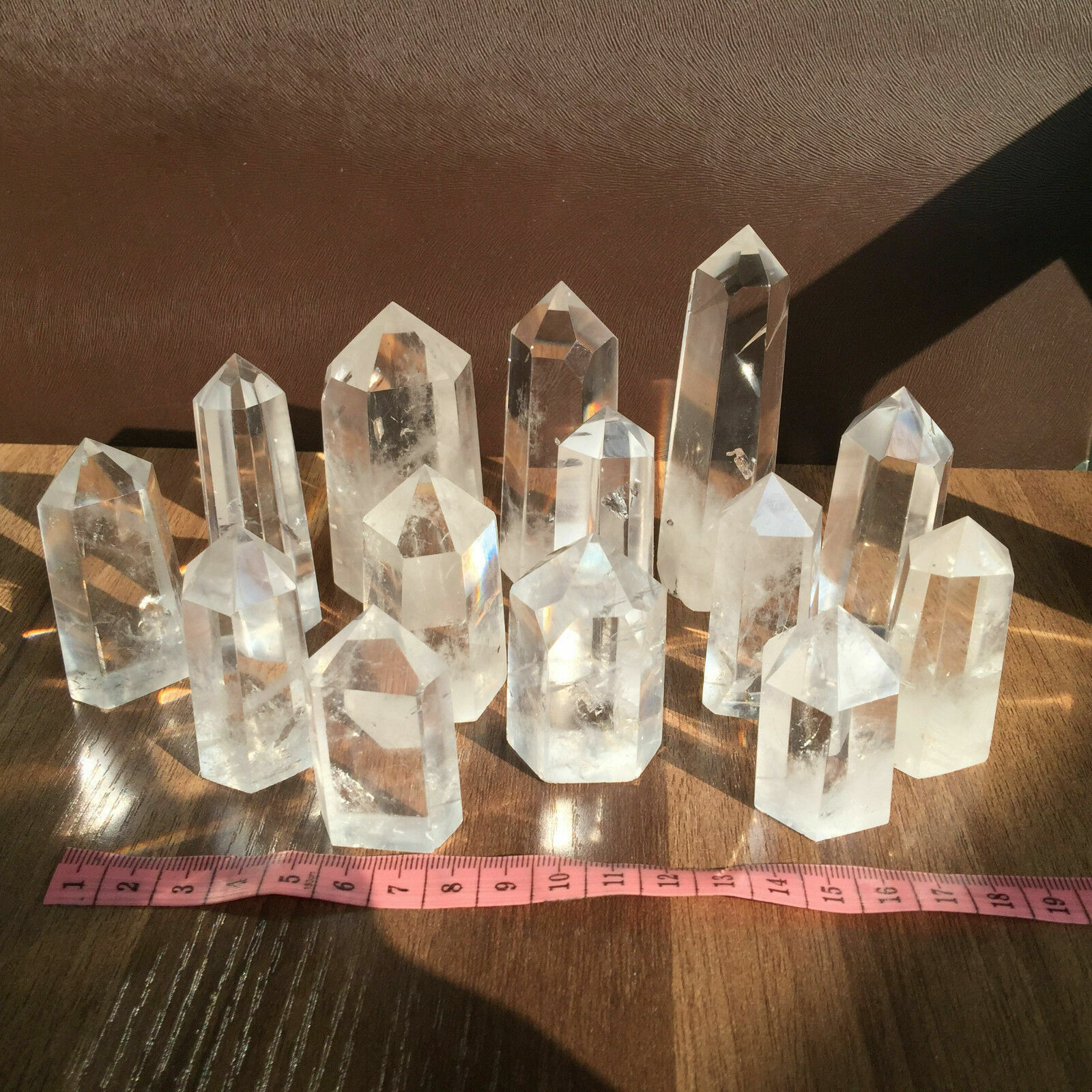1LB natural Clear quartz obelisk crystal wand point healing