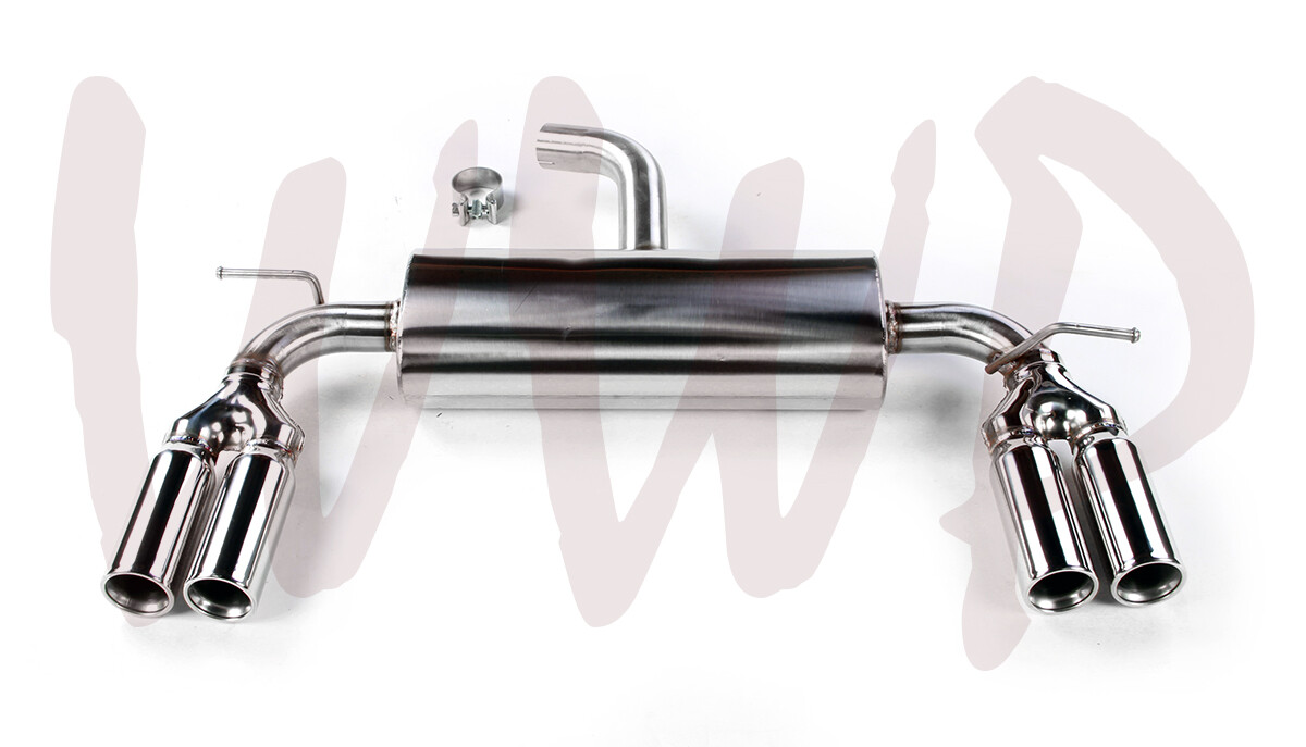 OPENBOX Stainless Axle Back Muffler Exhaust System 06-09 VW Golf GTI 2.0T MK5 A3 OPENBOX Stainless Axle Back Muffler Exhaust System 06-09 VW Golf GTI 2.0T MK5 A3