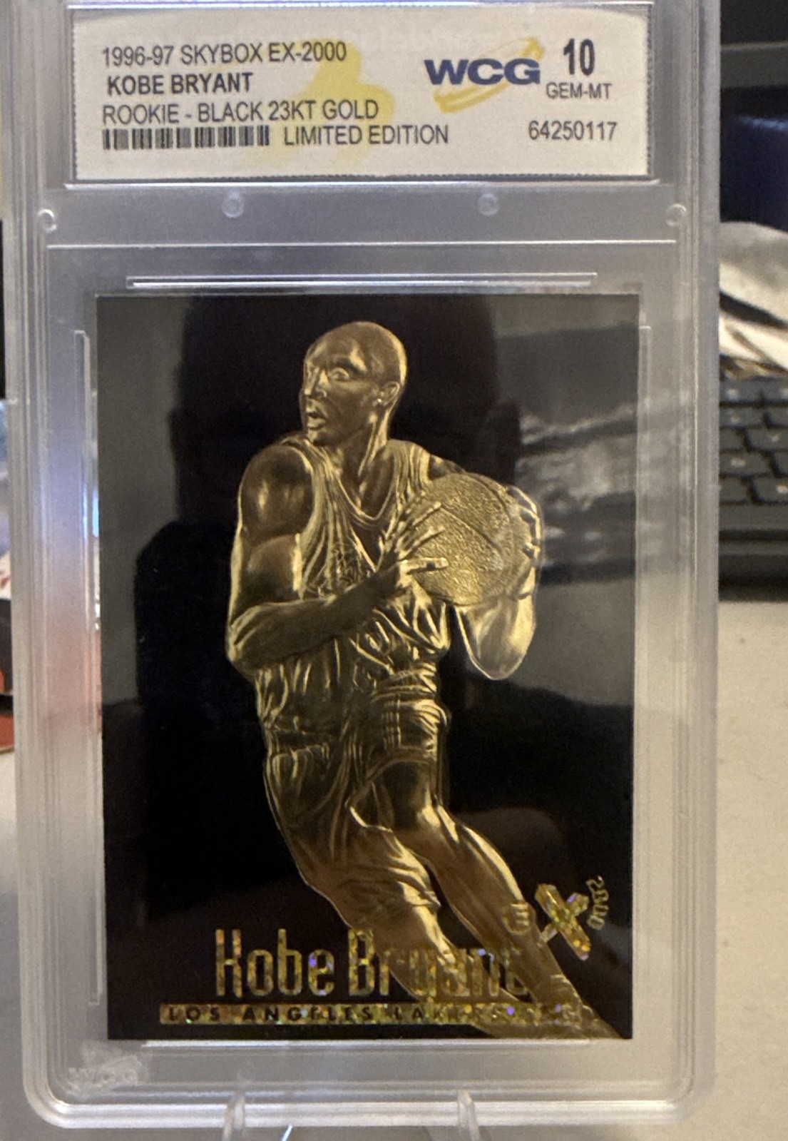 1999-00 23KT Gold Card Fleer Reprints - 1997-98 Ex2000 Kobe Bryant Black...