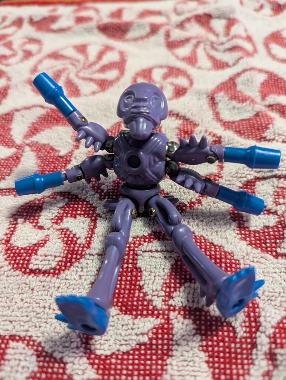 Vintage 1978 MEGO MICRONAUTS PURPLE ALIEN ANTRON ACTION FIGURE RARE HTF USED