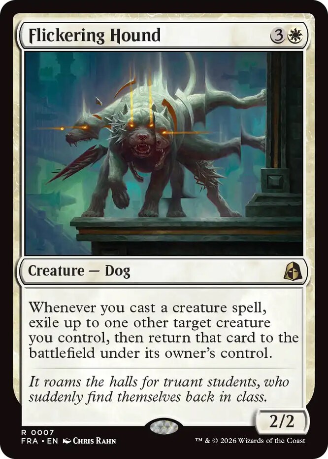 1x Flickering Hound MTG - Reality Fracture - NM-Mint