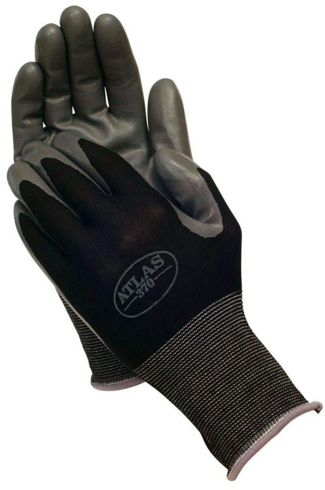 6 Pack MEDIUM SHOWA Atlas 370 Nitrile Black Garden Work Gloves New W/TAG (F1) 6 Pack MEDIUM SHOWA Atlas 370 Nitrile Black Garden Work Gloves New W/TAG (F1)