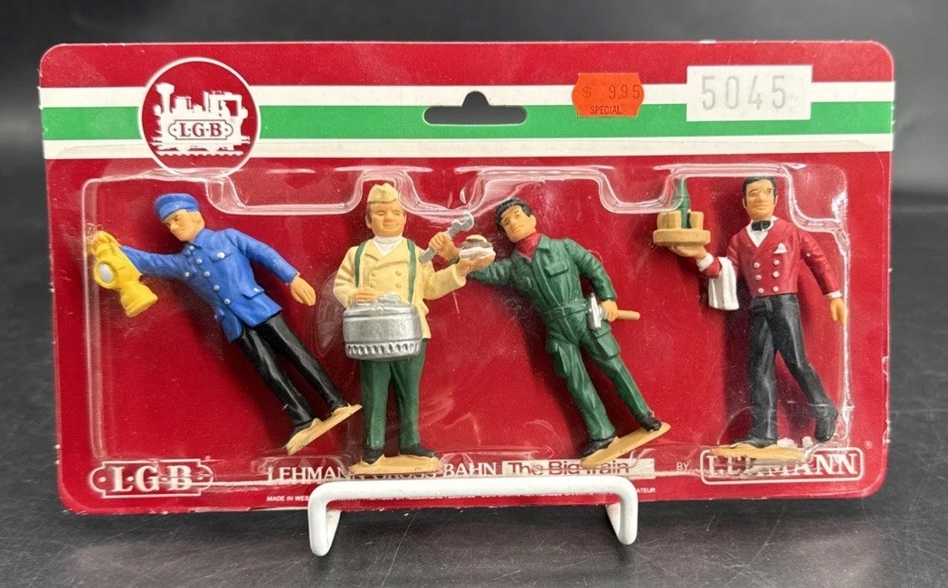 Vintage Lehman Lgb Train Workers In Package 5045 4 figures sealed unopened