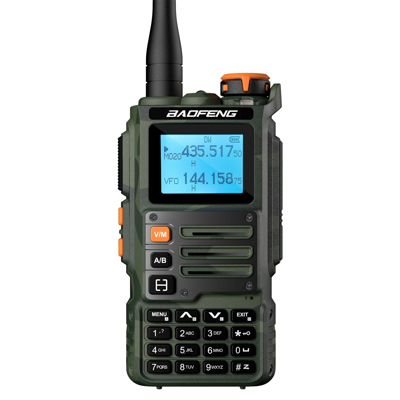 Baofeng K63 Tri-band Radio: 6W, 999CH, VHF/UHF/1.25M, 2600mAh, AM/NOAA, Wireless