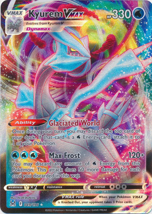 Kyurem VMAX - 049/196 Ultra Rare Lost Origin NM Pokemon TCG