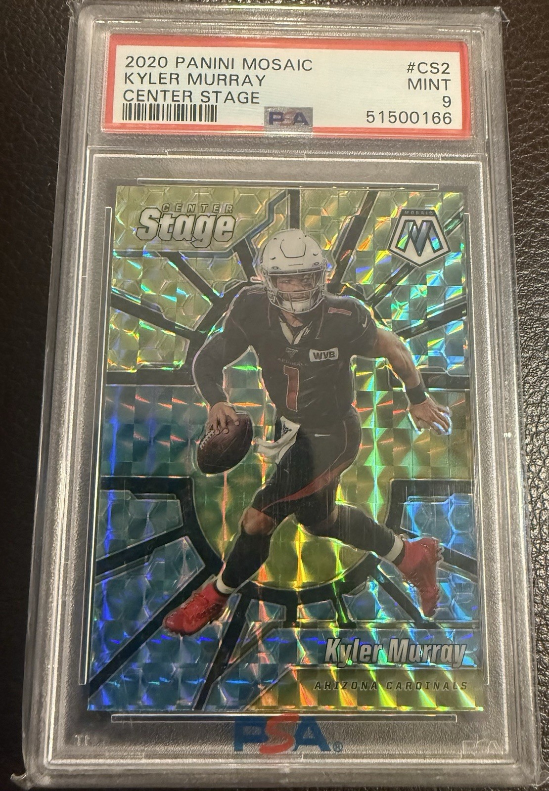2020 Panini Mosaic - Center Stage Kyler Murray #CS2 PSA 9 Mint