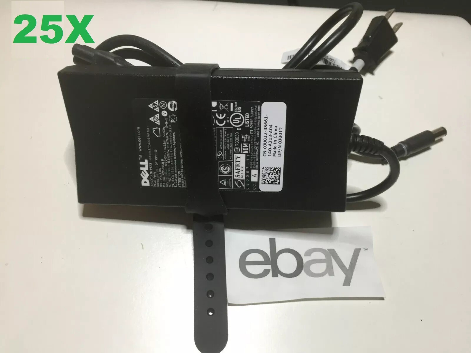 Lot of 25 GENUINE DELL 130W PA-4E AC Adapter DA130PE1-00 FA130PE1-00 LA130PM121
