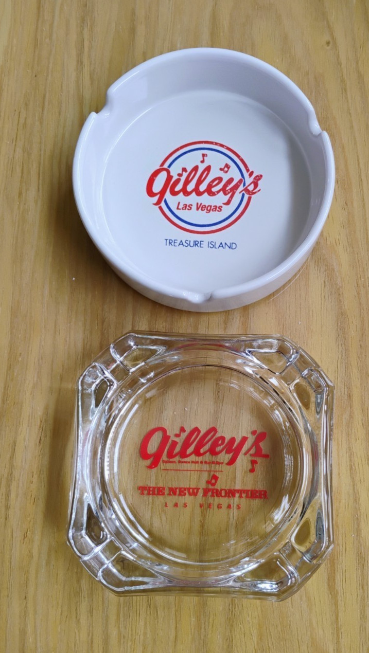 VTG Gilley's Ashtrays @ New Frontier & Treasure Island Bars Casinos Las Vegas NV VTG Gilley's Ashtrays @ New Frontier & Treasure Island Bars Casinos Las Vegas NV