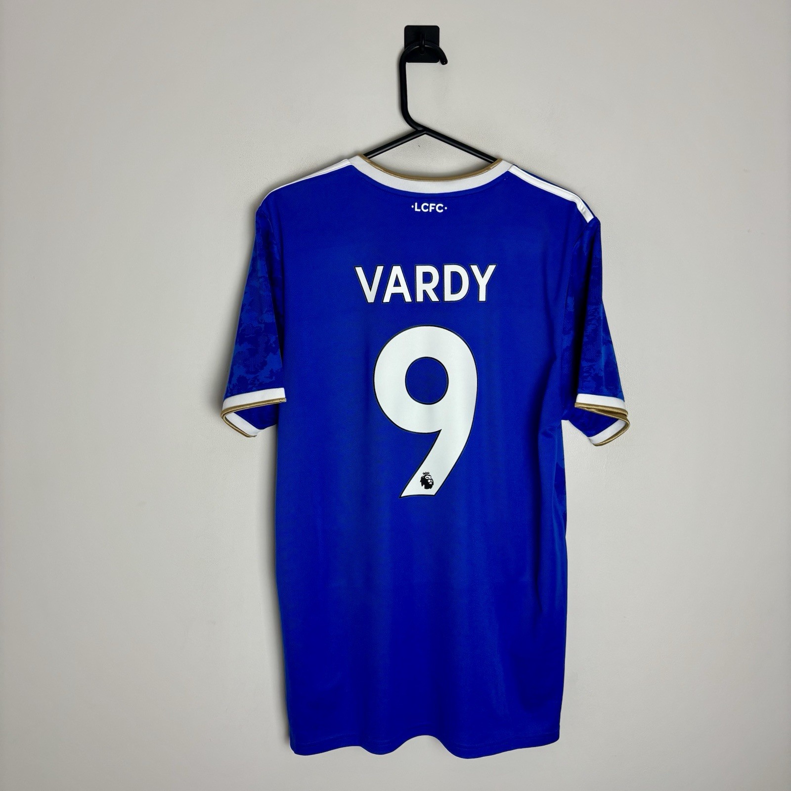 Leicester City Football Shirt Jersey 2021/22 Home VARDY #9 (L) 0984 Leicester City Football Shirt Jersey 2021/22 Home VARDY #9 (L) 0984
