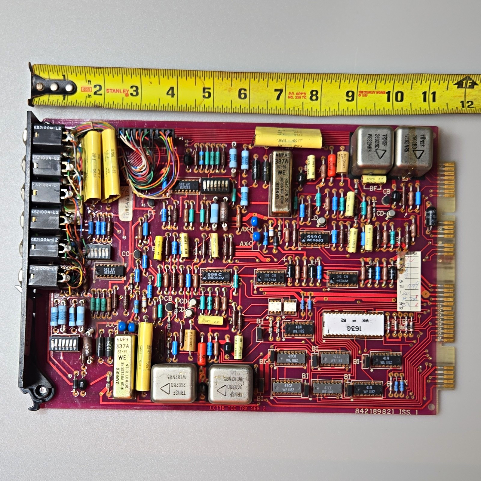 Vintage 1982 Western Electric Bell System LC11B Tie Trunk PBX Circuit Card