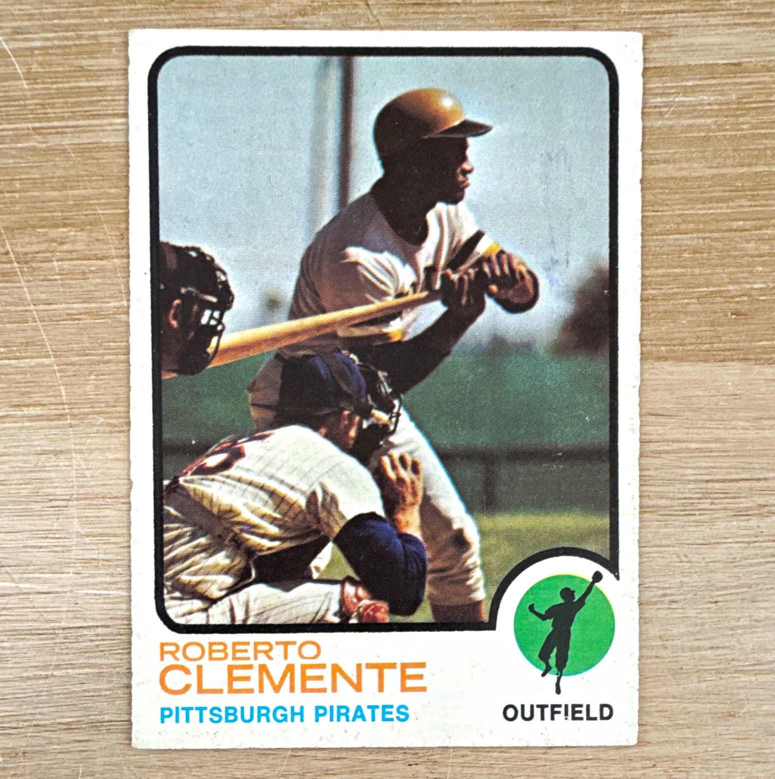VINTAGE 1973 Topps Roberto Clemente #50 Pittsburgh Pirates MLB Baseball Card