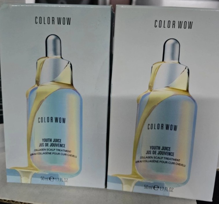 Color Wow Youth Juice Collagen Scalp Treatment 1.7 Oz Lot Of 2