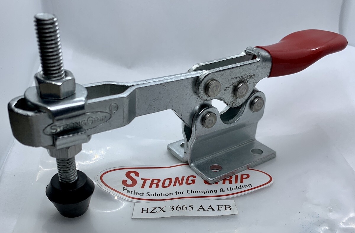 Strong Grip HZX-3665-AA-FB (2 pieces) 550LB ADJ ARM FLG BASE HORZ HOLD-DOWN CLMP