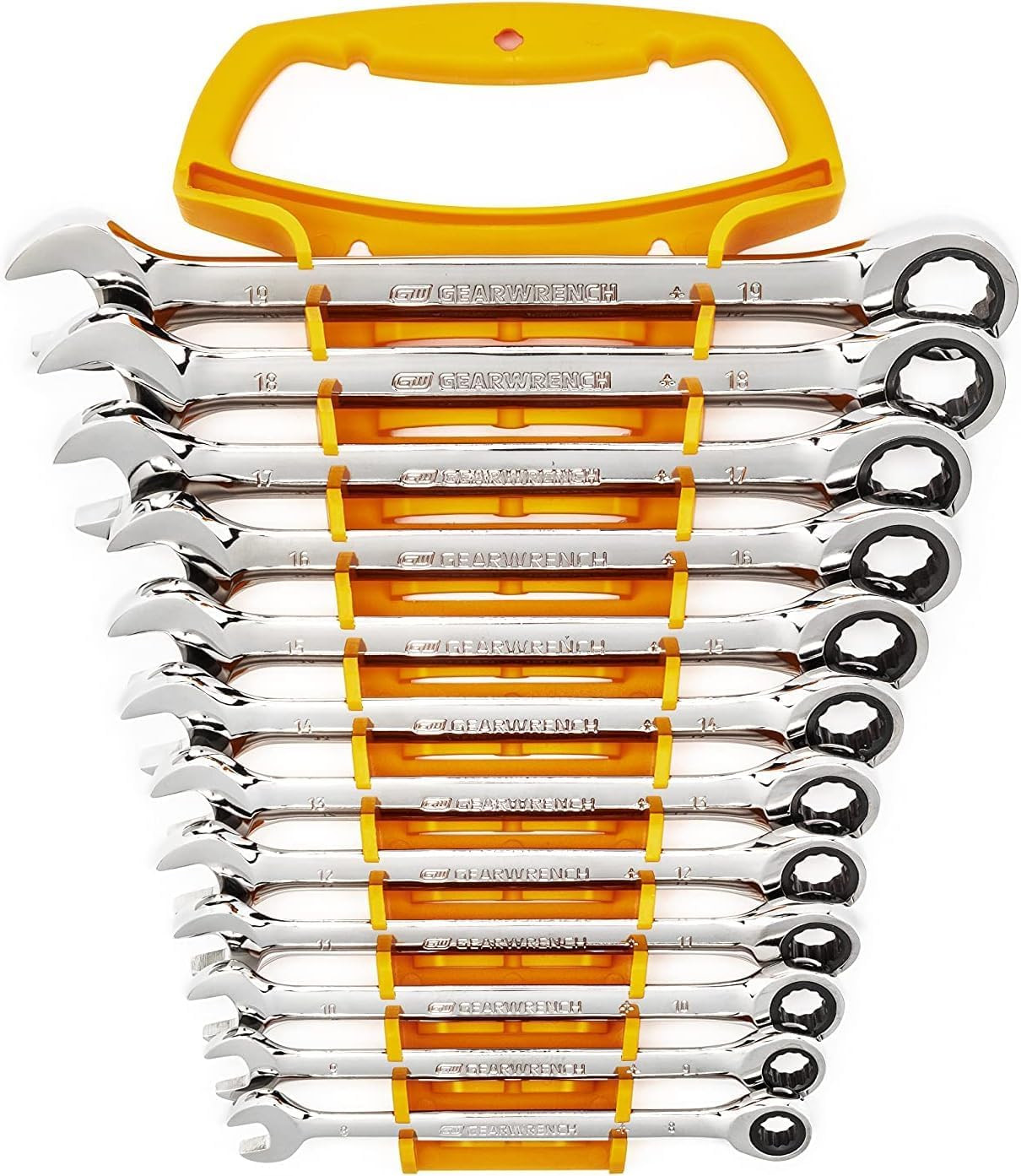 GEARWRENCH 12 Piece 12 Point Ratcheting Metric Combination Wrench Set | 9412 GEARWRENCH 12 Piece 12 Point Ratcheting Metric Combination Wrench Set | 9412