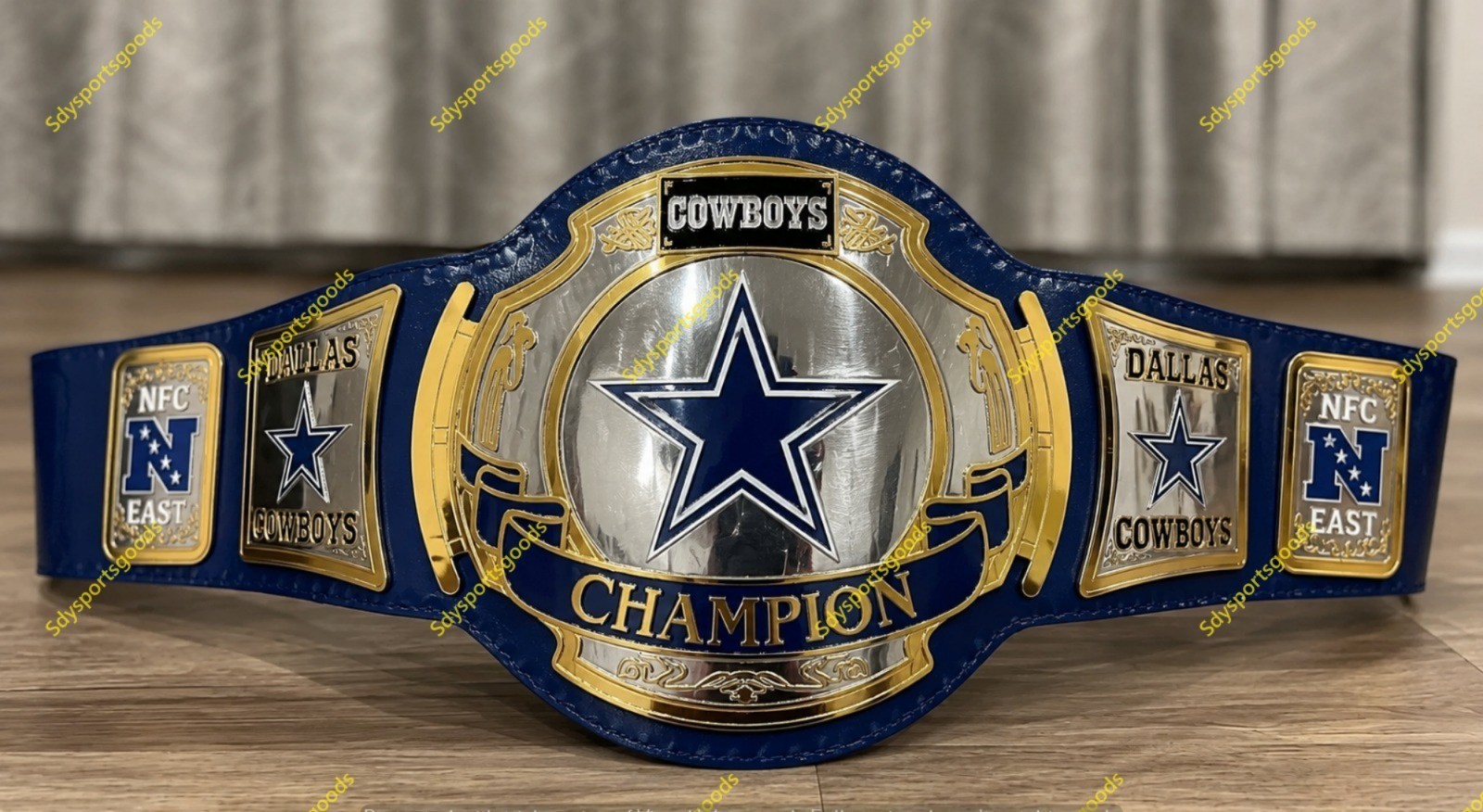 Custom Dallas cowboys Championship Title Belt Adult Size 2MM Brass