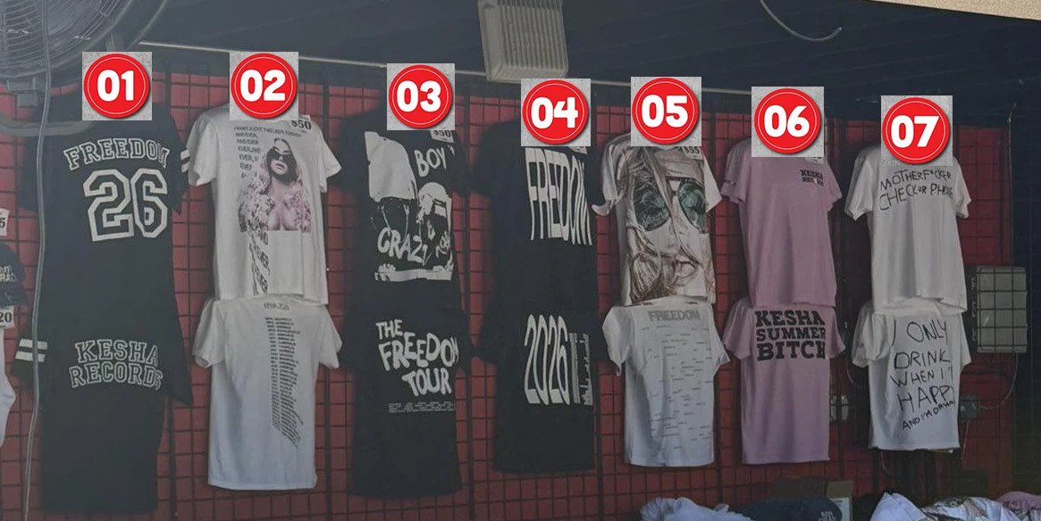 Kesha Freedom Tour 2026 Concert T-Shirt Reprint Fan Merch Kesha Freedom Tour 2026 Concert T-Shirt Reprint Fan Merch