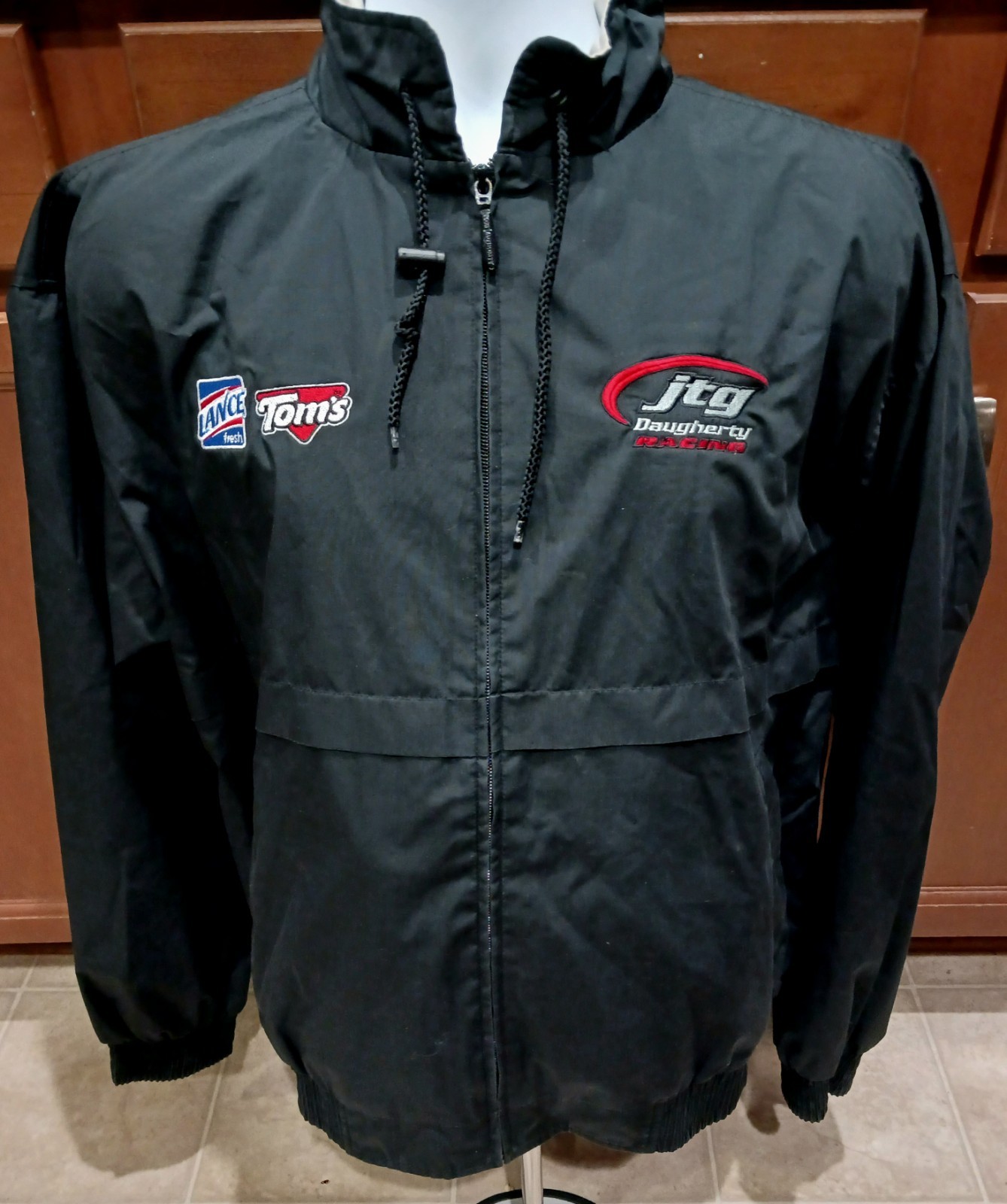 JTG Daugherty Racing Lance Tom\'s Team Issued Large Jacket NASCAR Bobby Labonte 