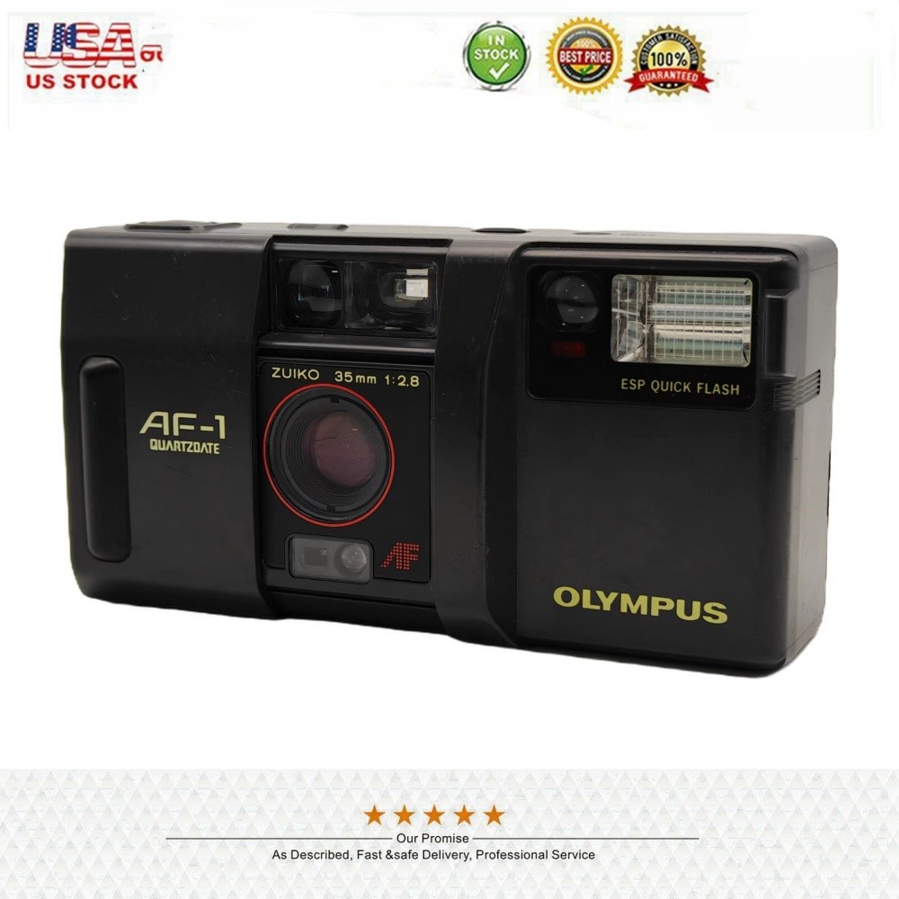 Olympus AF-1 Infinity 35mm Point & Shoot Film Camera Black - US