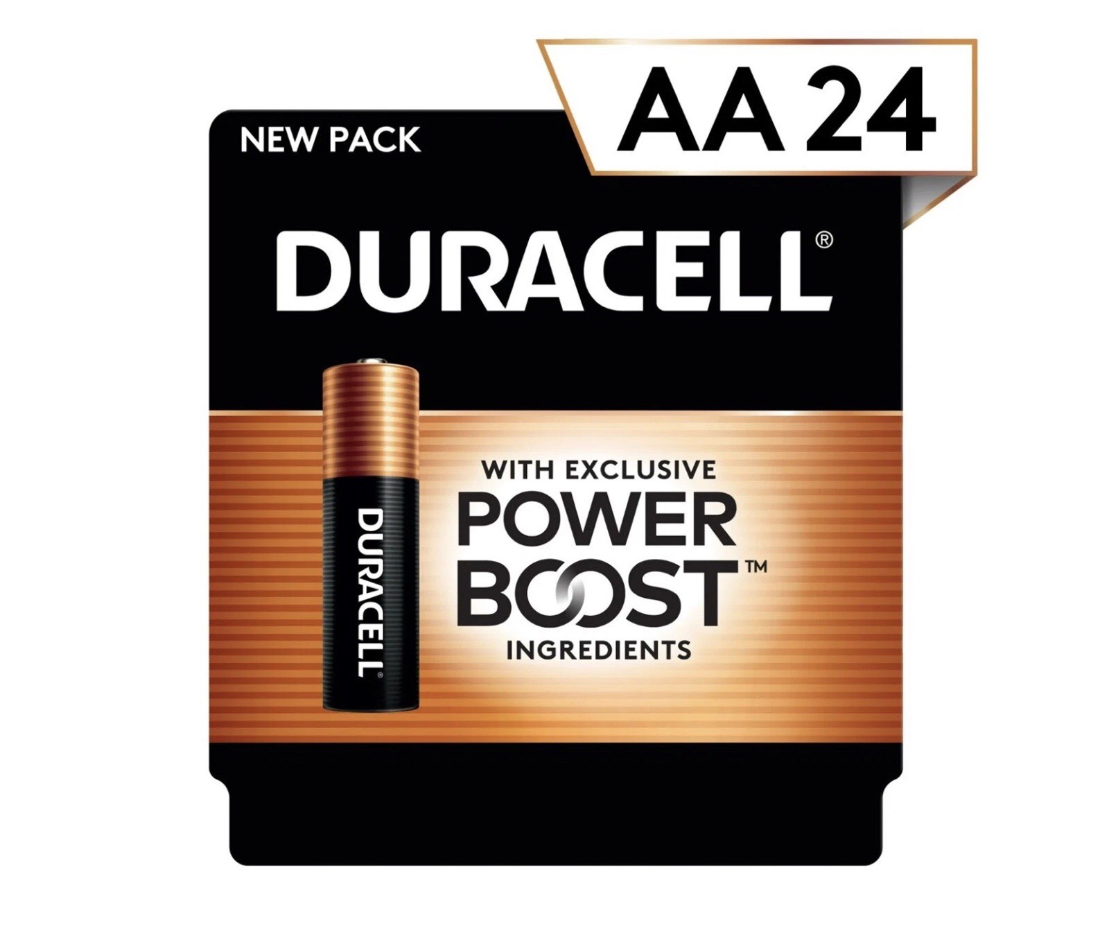 TWO 24 Packs (48) Duracell With Power Boost AA MFR Sealed Batteries Exp 03/2037
