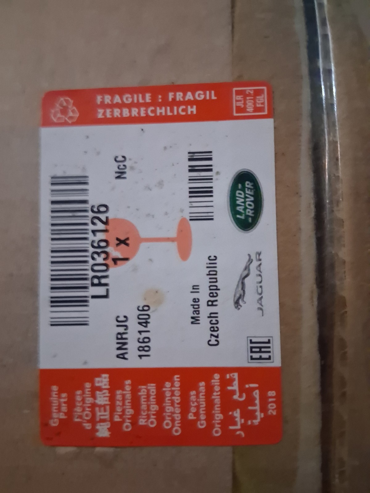 Genuine OEM Landrover  Fuel Pump LRO3612  New Unused In Box