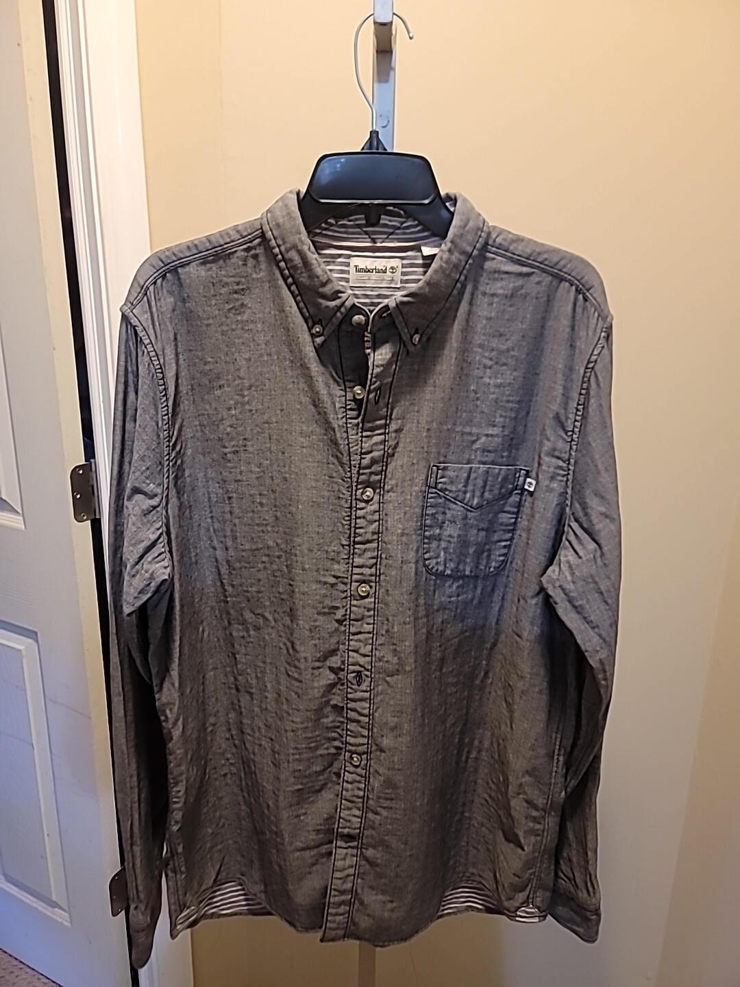 TIMBERLAND - LOW SHINE DENUM - CRUMPLED STYLE - MENS LARGE TIMBERLAND - LOW SHINE DENUM - CRUMPLED STYLE - MENS LARGE