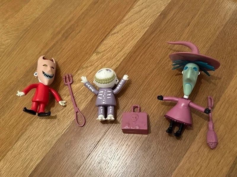 Vintage 2004 NECA The Nightmare Before Christmas - Lock, Shock, and Barrel
