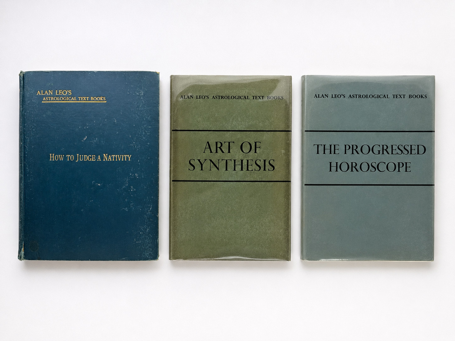 Alan Leo Astrology Books Lot of 3 1922 1968 1971 L.N. Fowler Nativity Occult