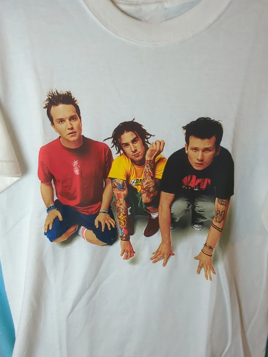 Blink 182 Mark Tom Travis Show 2000 Tour T Shirt Men\'s S-5XL DO290