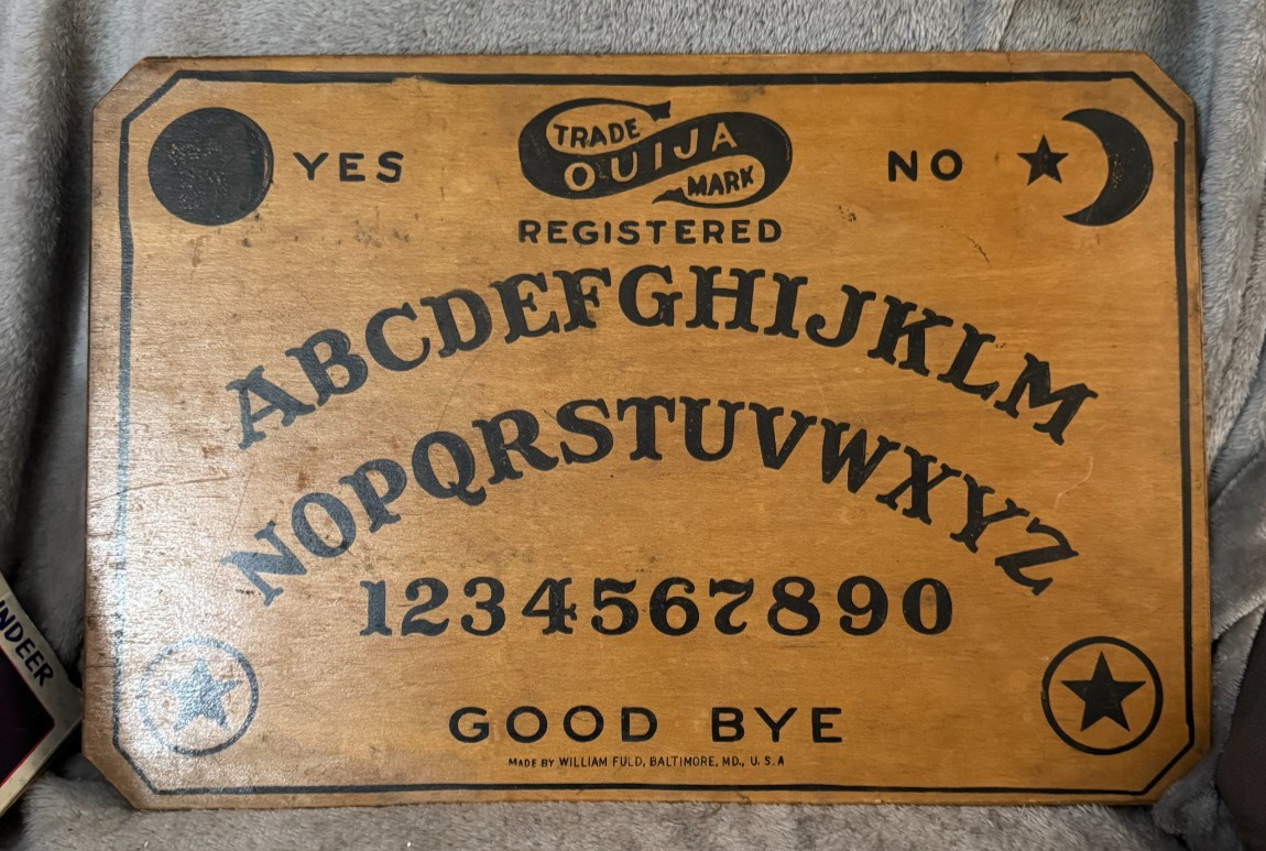 RARE Antique William Fuld Ouija Board