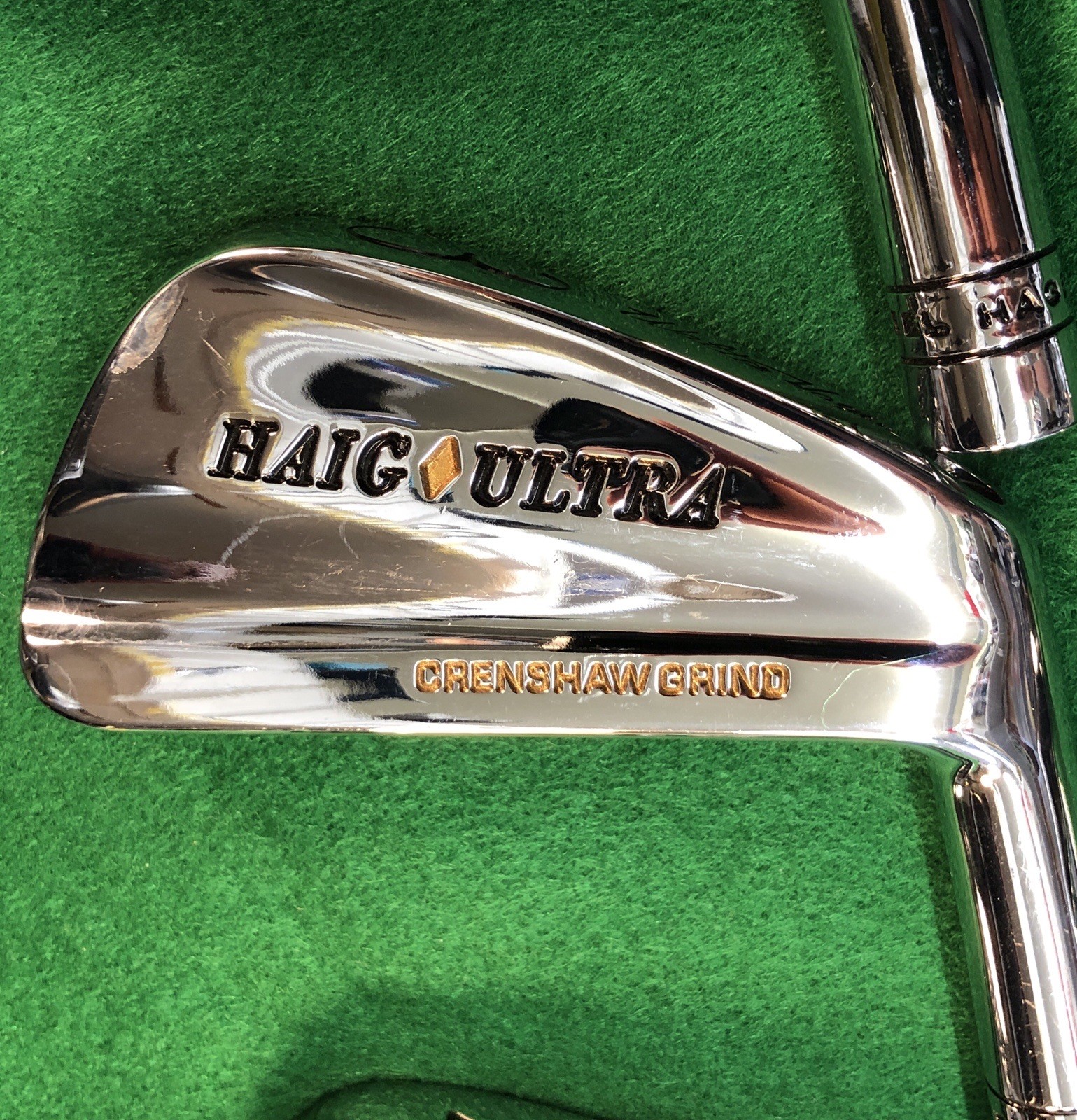 NOS  BEN CRENSHAW GRIND IRONS forged Walter Haig Ultra iron HEADS (2-SW)  NEW