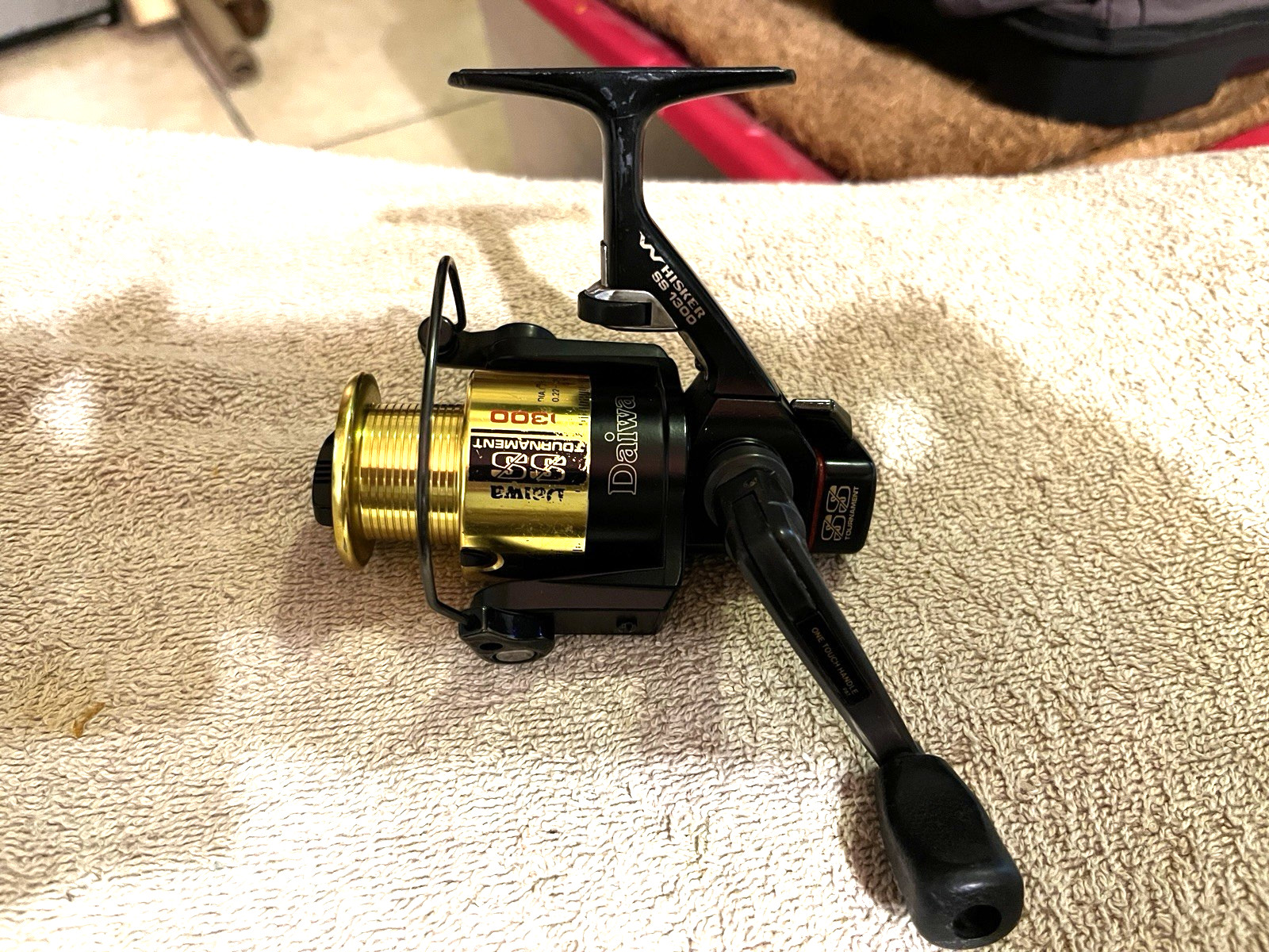 Vintage JAPAN Daiwa Whisker 1300SS Tournament Spinning Fishing Reel SS 1300 Vintage JAPAN Daiwa Whisker 1300SS Tournament Spinning Fishing Reel SS 1300