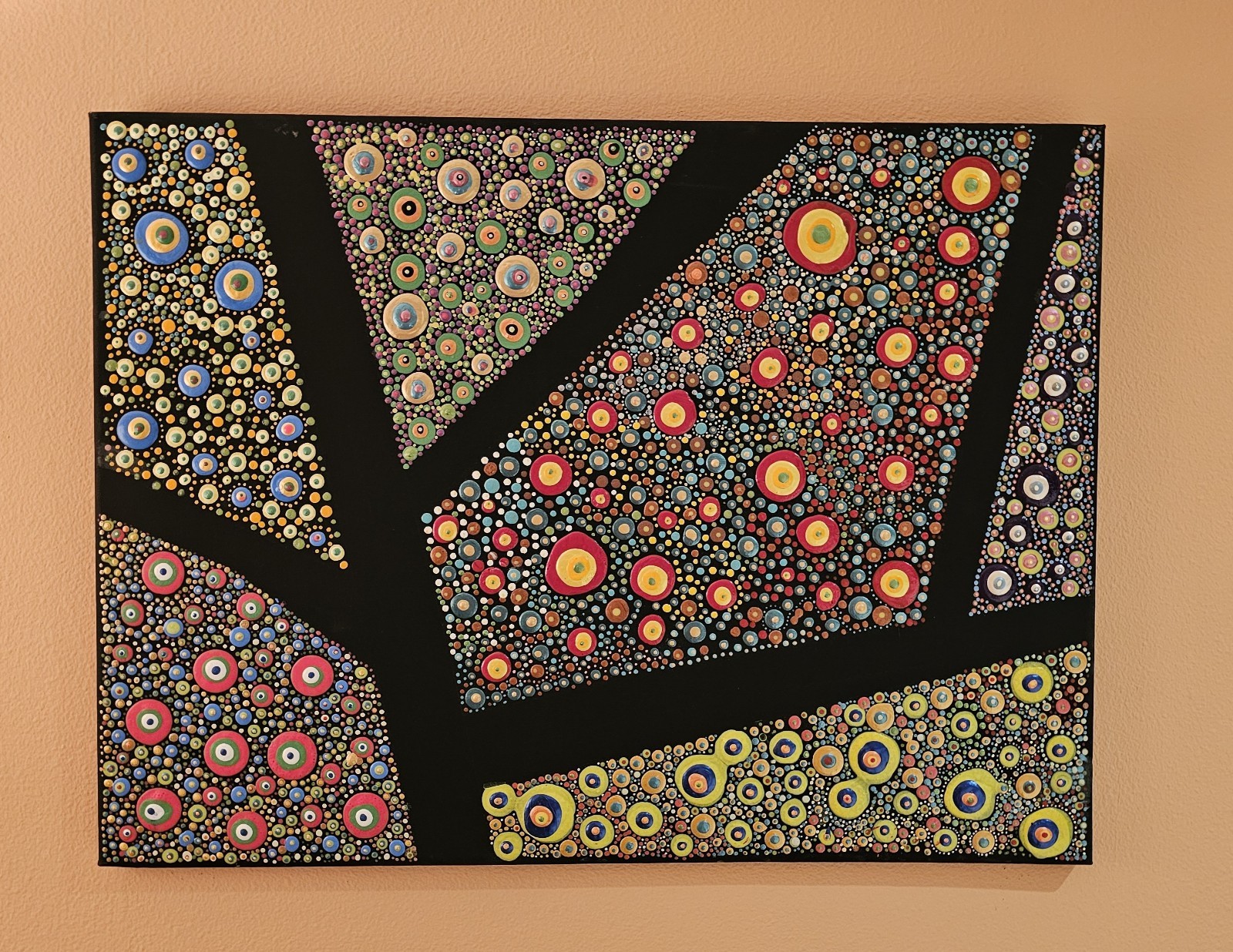 Original Acrylic Painting Abstract  by me. 18x24 on 1/2\