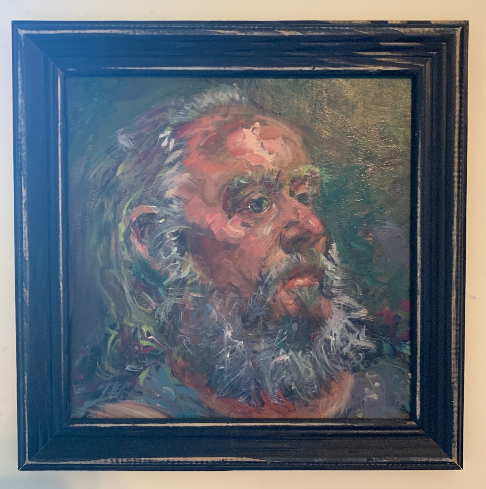 Portrait of a Man, Original Oil Painting, by Van Ness