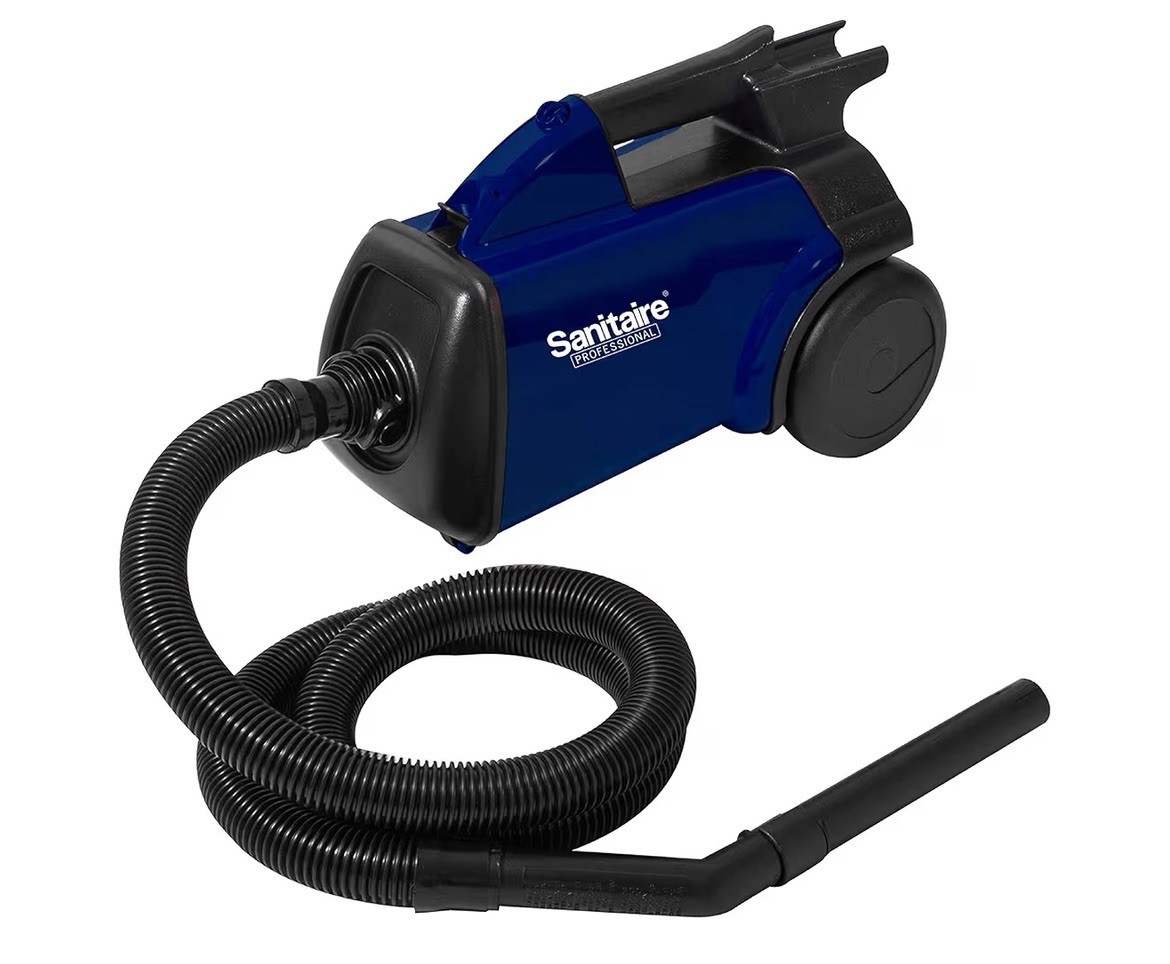 Sanitaire Professional Compact Canister Vacuum Cleaner, Blue