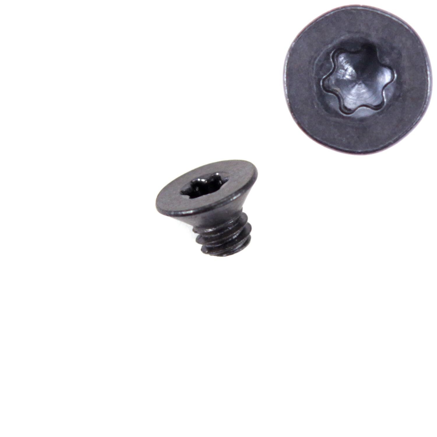 8-32 - Flat Head Machine Screws - Torx Drive - Black Oxide Coated - 25 Count