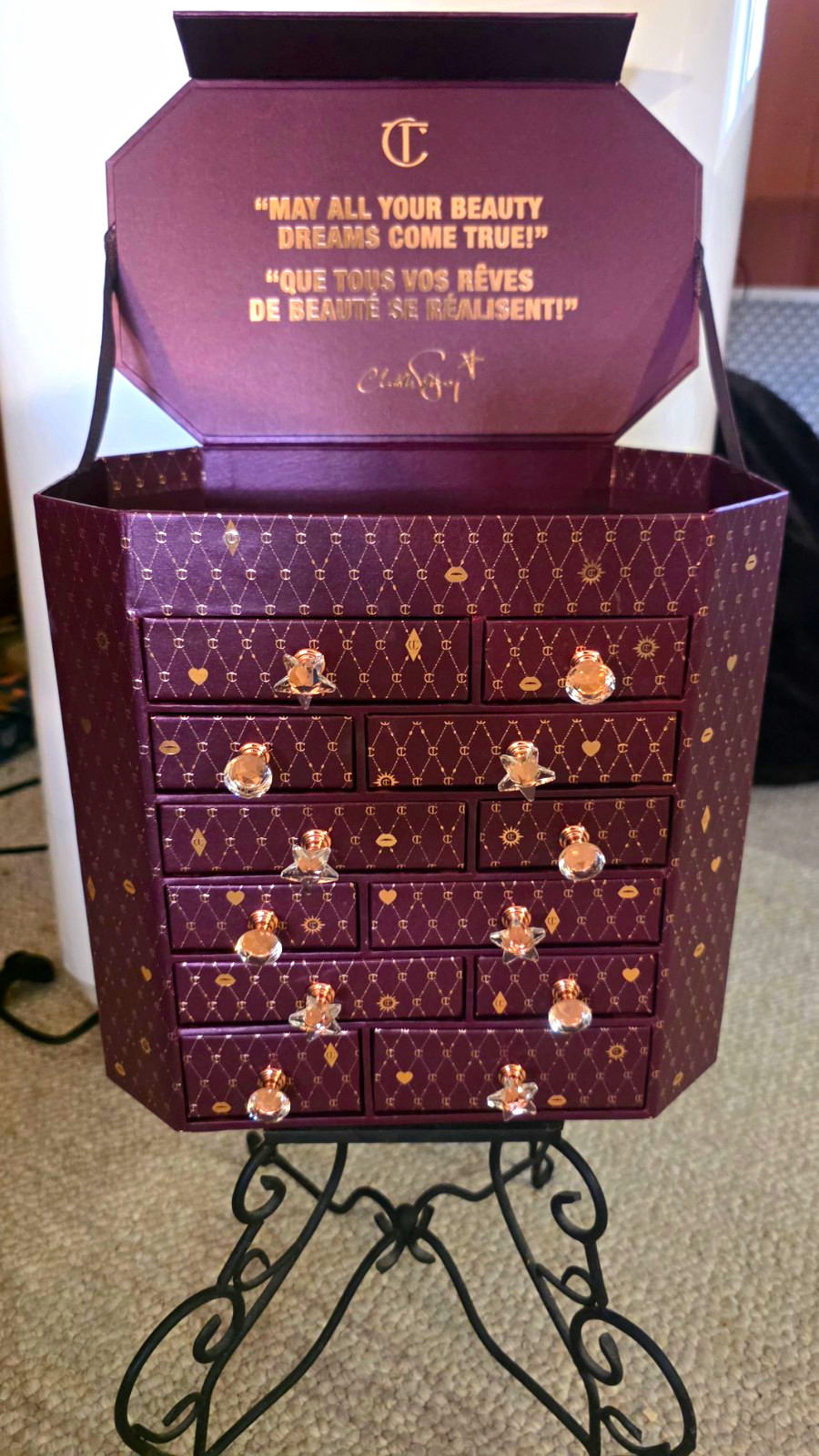 Charlotte Tilbury Charlotte’s Lucky Chest 12 pieces New (Valued $300)